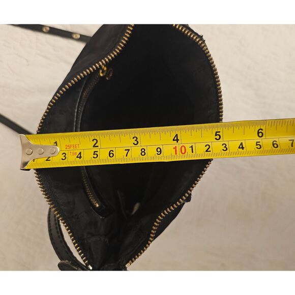 Marc by Marc Jacobs black nylon crossbody purse dual front pockets, Q style, Y2K - Picture 9 of 15